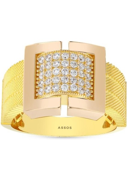 Tasarım Altın Yüzük - 14K