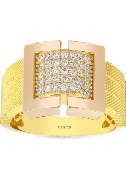 Tasarım Altın Yüzük - 14K