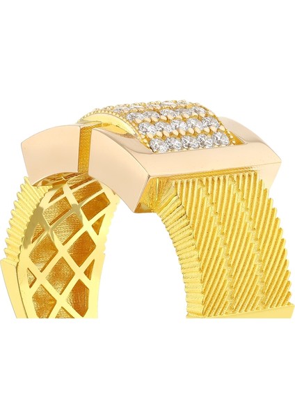 Tasarım Altın Yüzük - 14K