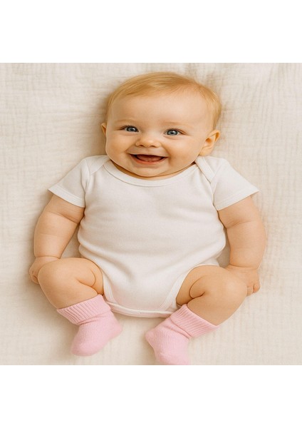 Organik Pamuk Unisex 5' Li Kutulu Premium Yeni Doğan Bebek Çorabı fiyatları