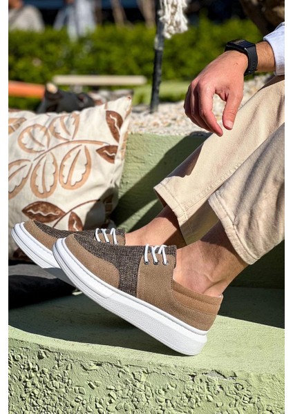 KB-042 Kuback Bağcıklı Taba Günlük Erkek Ayakkabı