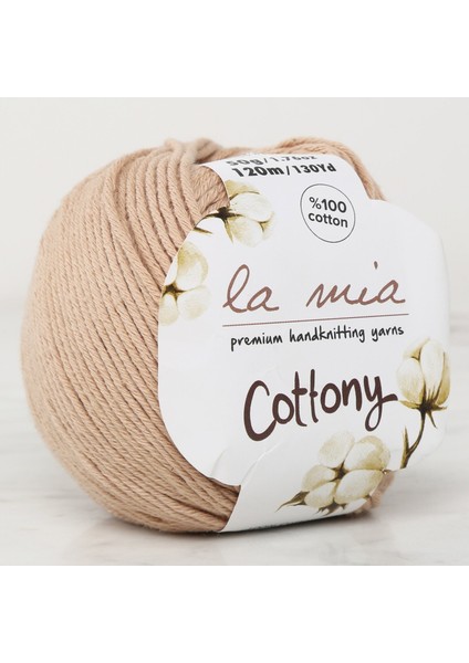 La Mia Cottony Bej Bebek El Örgü Ipi - P4-L004 - 33573