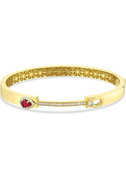 Tasarım Altın Kelepçe - 14K