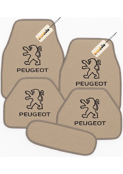 Peugeot Uyumlu Halı Oto Paspas Seti 5 Parça – Kaymaz, Suya Dayanıklı, Şık ve Dayanıklı Tasarım