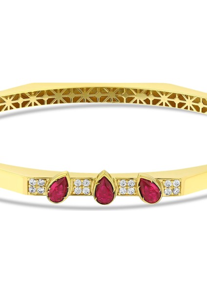 Tasarım Altın Kelepçe - 14K