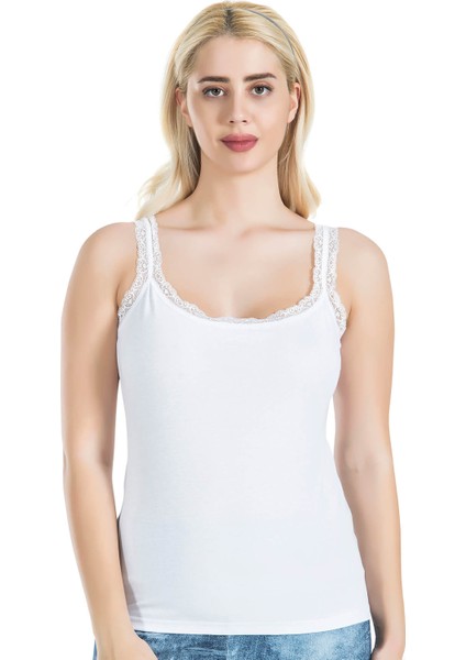 Derya Kurşun Dantelli Kadın Atlet 214