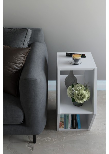 Altıgen Tasarım Yan Sehpa ,modern Koltuk Yanı Sehpa, Dekoratif Kitaplık, Çok Amaçlı Salon Sehpası modelleri