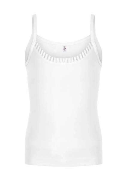 Erdem Kız Çocuk Plıseli Atlet 4052