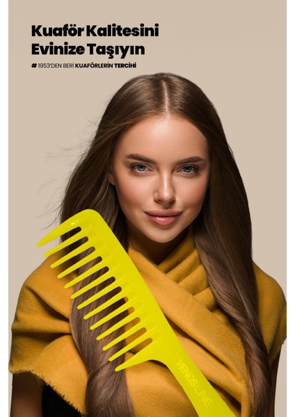 9000 Saç Açma Tarağı – Sarı Renkli, Islak ve Kuru Saçlar Için fiyatları