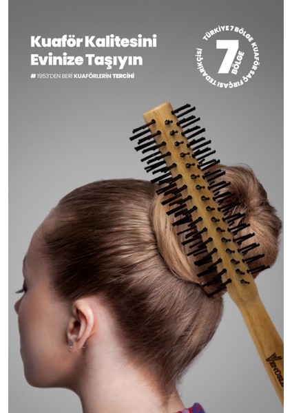 1135 Tarama ve Topuz Fırçası – Profesyonel Kuaför Kalitesi fiyatları