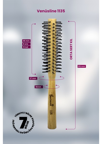 1135 Tarama ve Topuz Fırçası – Profesyonel Kuaför Kalitesi modelleri
