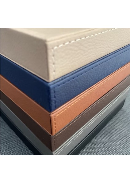 Dikdörtgen Lacivert Deri Tepsi fiyatları