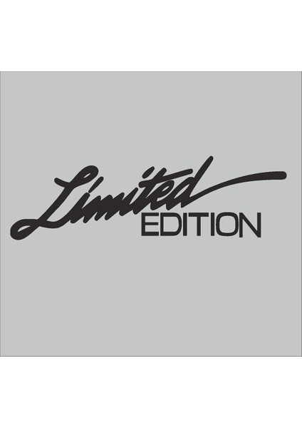 Limited Edition Sticker Araba Motorsiklet Oto Pc Sticker 20CM*4,5CM Siyah