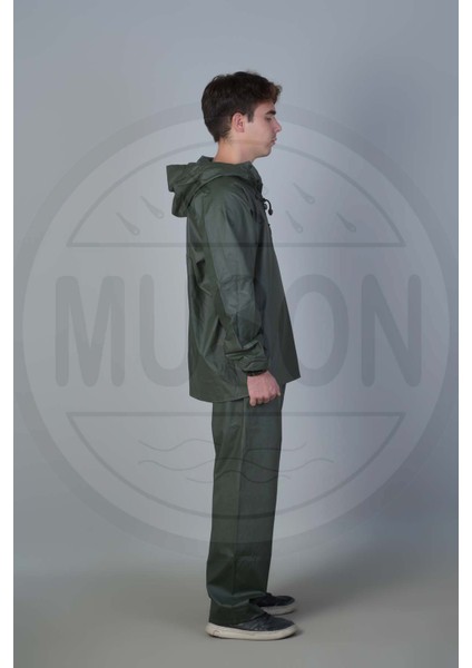 Su Geçirmez Yağmurluk Takımı – Haki | Outdoor Ceket + Pantolon | Rüzgar ve Yağmur Geçirmez | Hafif, Dayanıklı, Lastikli Bel | Trekking, Kamp, Balıkçılık Için Ideal fırsatları