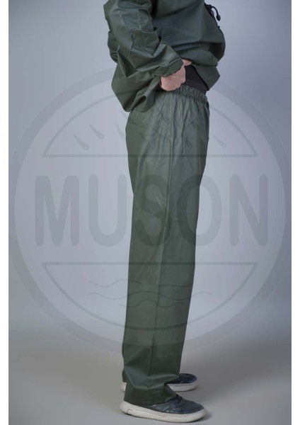 Su Geçirmez Yağmurluk Takımı – Haki | Outdoor Ceket + Pantolon | Rüzgar ve Yağmur Geçirmez | Hafif, Dayanıklı, Lastikli Bel | Trekking, Kamp, Balıkçılık Için Ideal indirimleri