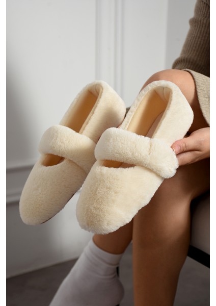 Ultra Yumuşak Peluş Kadın Ev Babeti Ses Yapmaz Hafif Taban Panduf indirimleri