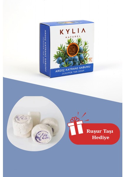 Ardıç Katranı Sabunu 125 gr (Ruşur Taşı Hediyeli)