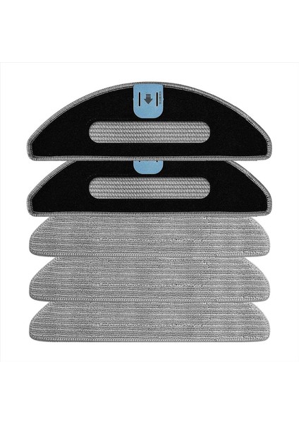 İrobot Roomba Combo I5, I5+, J5, J5+ elektrikli süpürge, yıkanabilir ve yeniden kullanılabilir temizlik için uyumlu yedek paspas pedleri 5 adet (Yurt Dışından)