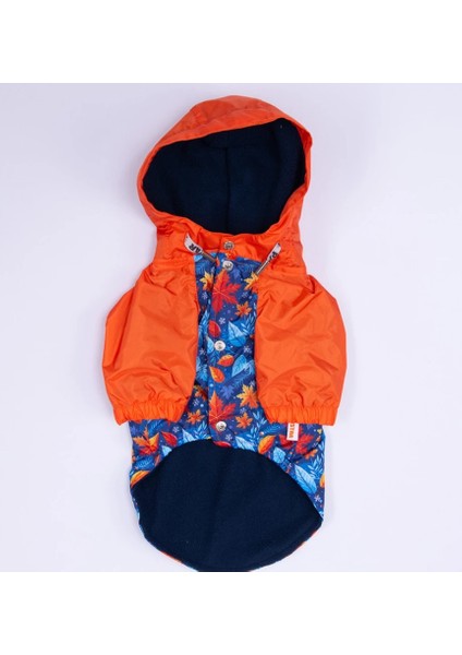 Amsterdam Fall Polarlı Su Geçirmez Orta-Büyük Irk Köpek Yağmurluğu