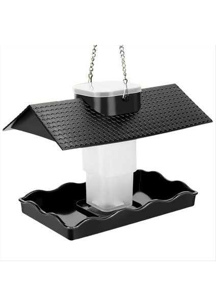 Açık kapalı kuş besleyici büyük kapasiteli kuş besleyici bahçe veranda dekor geri çekilebilir kuş besleyici (Yurt Dışından)