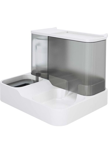 Otomatik evcil hayvan besleyici, 1 arada yiyecek ve su kasesi seti, otomatik su çeşmesi ve gıda dağıtıcısı (Yurt Dışından)