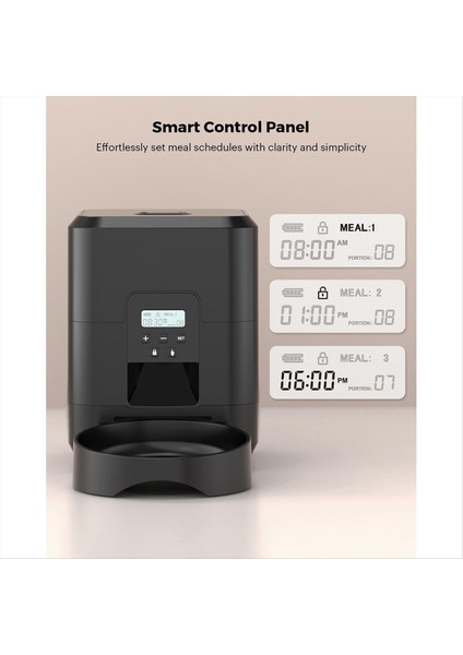 Otomatik Kedi Besleyici 2L Kediler ve Köpekler İçin Otomatik Evcil Hayvan Besleyicileri Kuru Gıda Zamanlı Kedi Besleyicileri (ABD) için Kedi Yemek Dağıtıcısı, B (Yurt Dışından)