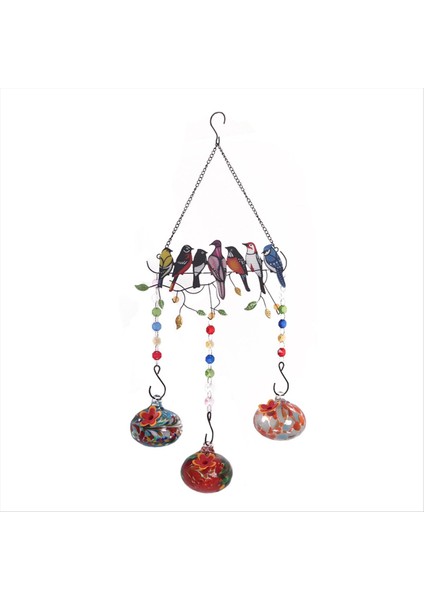 Büyüleyici rüzgar çanları kuş besleyicileri, açık havada asılı karınca ve arı için kuş besleyicileri (Yurt Dışından)