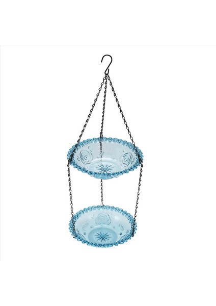 2 katmanlı çiçek tasarımı ile arı besleyici, Kelebek Banyosu Kuş Yemek Tepsisi beslemek için Asılı Arı Sulama İstasyonu (Yurt Dışından)