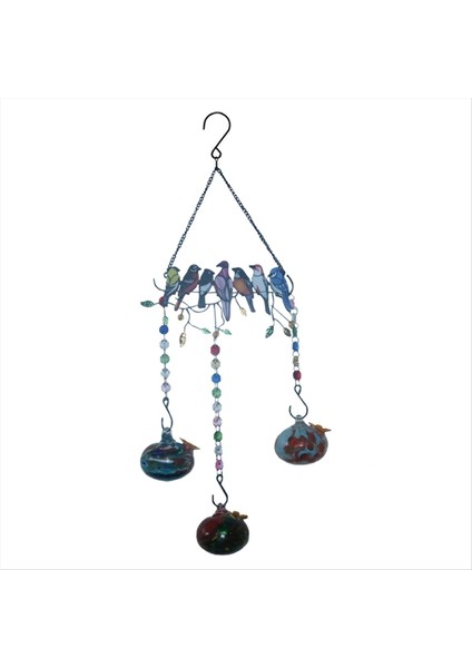 Büyüleyici rüzgar çanları kuş besleyicileri, açık havada asılı karınca ve arı için kuş besleyicileri (Yurt Dışından)