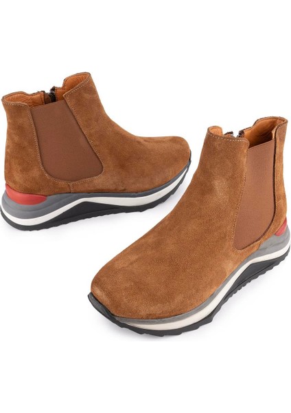 Hakiki Deri Modern Ortopedik Taban Spor Bot Taba Süet 1612 fiyatları
