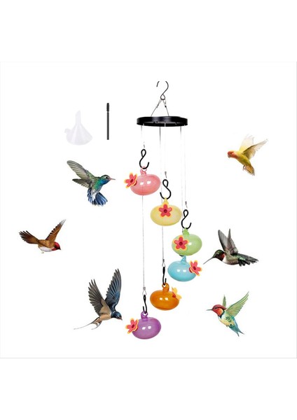 Büyüleyici rüzgar çanları sinek kuşu besleyicileri büyüleyici rüzgar çanları sinek kuşu besleyicileri rüzgarda sinek kuşu besleyici, bir (Yurt Dışından)