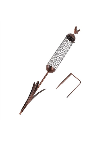 Bahçe Kuş Besleyici Dekorasyonu Açık Bitki Çiçek Sinek Kuşları Besleyici Çim Zemin (Yurt Dışından)