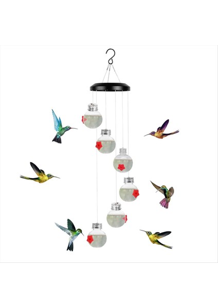 Kuş besleyicileri, rüzgar çanları kuş besleyicileri, açık havada asılı karınca ve arı geçirmez kuş besleyicileri açık havada (Yurt Dışından)