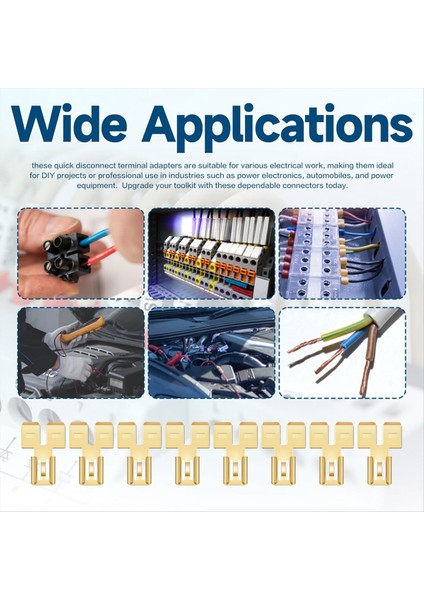 30pcs Çift Arka Kürek Konnektörü Hızlı Bağlantı Kesildi Elektrik İki Yönlü Tel Terminal Adaptör Yalıtım Olmayan Erkek Single (Yurt Dışından)