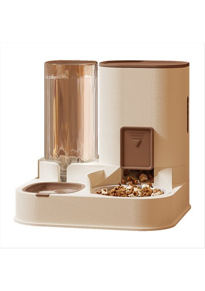 Pet Kedi Büyük Kapasiteli Su Dağıtıcı Otomatik Besleyici İçme Suyu Malzemeleri İçin Kuru Islak Ayırma Gıda Konteyneri (Yurt Dışından)