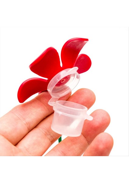 Şapka için yaratıcı kuş besleyici, klipsli el kuş besleyicileri, kuş severler için kırmızı kuş besleyicileri (Yurt Dışından)