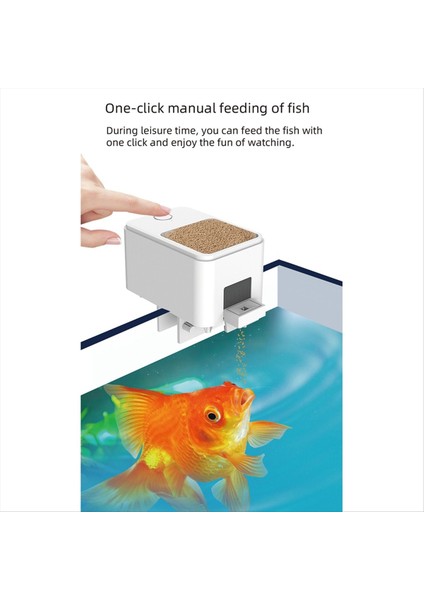 Akvaryum tankı için akıllı balık besleyici 450ml büyük kapasiteli wifi otomatik besleyiciler zamanlayıcı besleme gıda dağıtıcısı (Yurt Dışından)