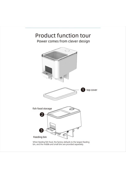 Akvaryum tankı için akıllı balık besleyici 450ml büyük kapasiteli wifi otomatik besleyiciler zamanlayıcı besleme gıda dağıtıcısı (Yurt Dışından)