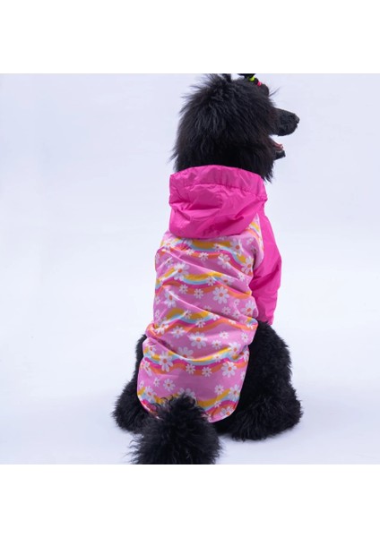 Florence Daisy Polarlı Su Geçirmez Orta-Büyük Irk Köpek Yağmurluğu fiyatları