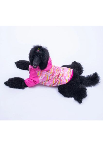 Florence Daisy Polarlı Su Geçirmez Orta-Büyük Irk Köpek Yağmurluğu