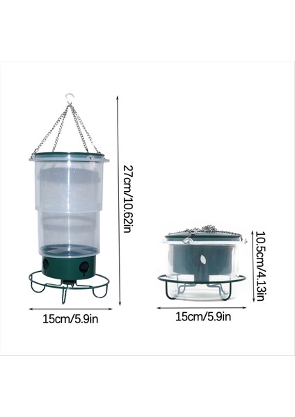 Yeni teleskopik süspansiyon kuş besleyici kuş evi avlu demir kuş besleyici modelleri (Yurt Dışından)
