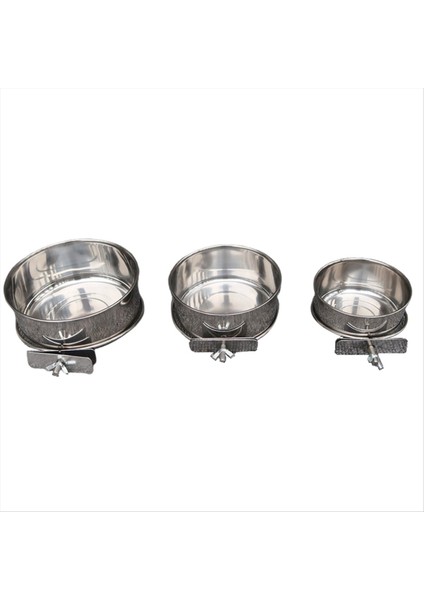 Kuş Besleyici Parrot Paslanmaz Çelik Gıda Kasesi Su geçirmez Bahçe Asılı Yabani Kuş Besleyici Kuş Aksesuarları, Tek Vida (Yurt Dışından)