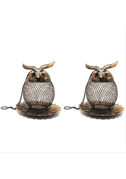 Açık bahçe vahşi kuş besleyici asılı kuş besleyicileri, metal örgü vahşi kuş besleyici dışarıdan bahçe avlusu dekor (Yurt Dışından)