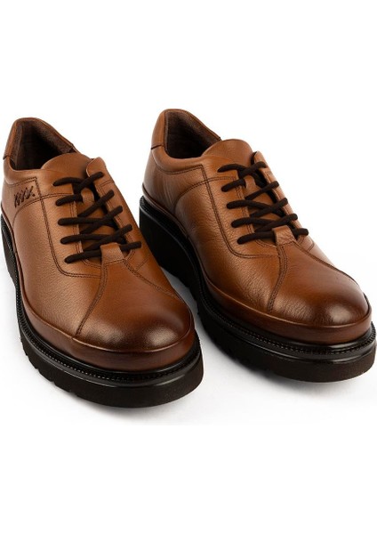 Rahat Modern Ortopedik Yumuşak Deri Ayakkabı Taba 3500 fiyatları