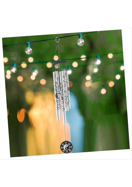 Küçük Bagua Rüzgar Zil Kolyesi, Retro Metal Rüzgar Çamlası, Retro Fortune Rüzgar Zil, Bahçe Rüzgar Çamırı (Yurt Dışından)