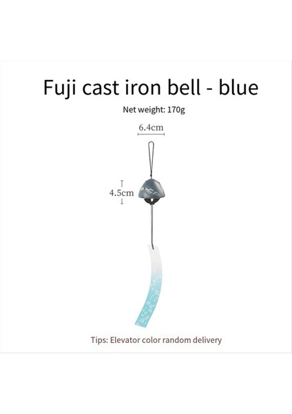 Siyah Japon Rüzgar Chime Güney Dökme Demir Kaya Rüzgar Çiğnen (Yurt Dışından)