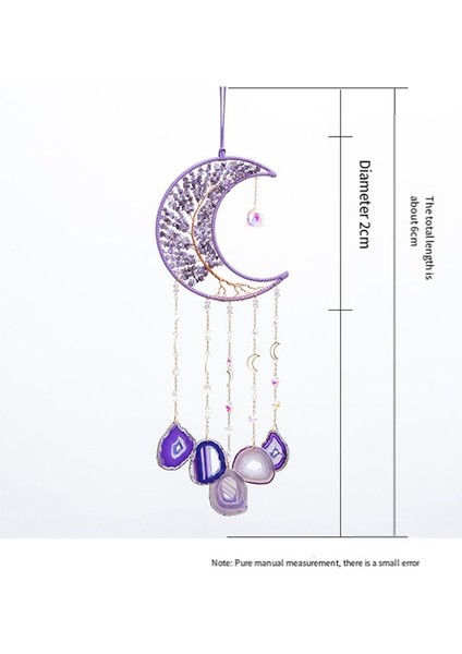 Doğal değerli taş duvar süsleri iyileştirici kristal taş taş rüya yakalayıcı yatak odası bahçe ev dekorasyon (Yurt Dışından)