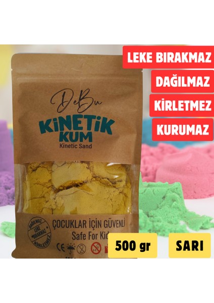 500 gr Dağılmaz Kirletmez Kurumaz Kinetik Kum