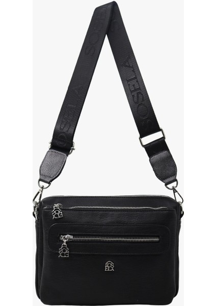 67-7175 Kadın Çarpraz Askılı Çanta - Siyah