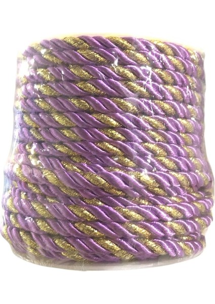 5 mm Simli Kordon Ip – 20 Metre | Parlak ve Dayanıklı El Işi & Süsleme Ipi